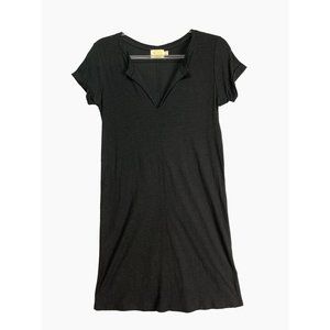 Nation Black T Shirt Dress Women Size S